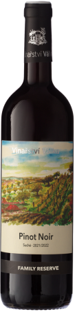 Fľaša vína Pinot Noir 2021/2022, moravské zemské víno (suché)