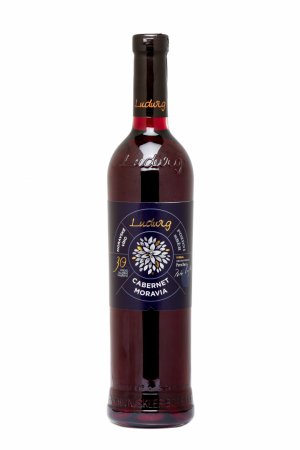 Fľaša vína Cabernet Moravia 2024, pozdný sber (polosladké)