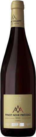 Fľaša vína Pinot noir Précoce - Jakubské 2023, české zemské víno (suché)