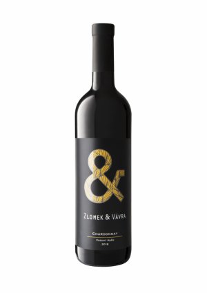 Fľaša vína Chardonnay 2021, pozdný sber (suché)