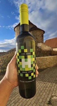 Fľaša vína Veselé víno Müller Thurgau 2024, zemské víno (suché)