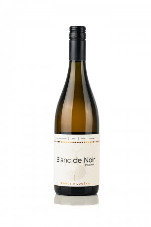 Fľaša vína Blanc de Noir, Pinot Noir 2023, moravské zemské víno (suché)