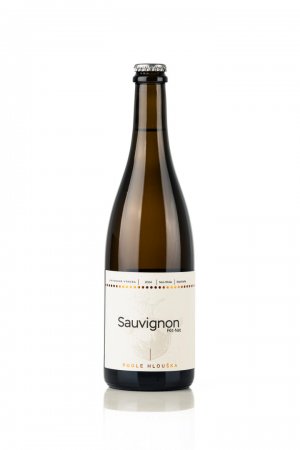 Fľaša vína Sauvignon, Pét-Nat 2024, perlivé víno (suché)