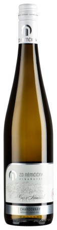 Fľaša vína Chardonnay 2023, zemské víno (polosuché)