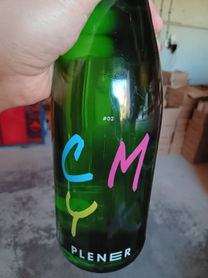 Fľaša vína CMYK No.2 2023, moravské zemské víno (suché)
