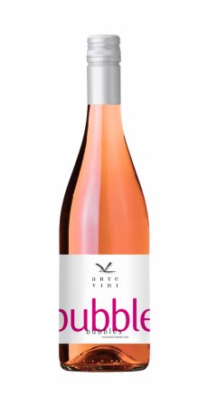 Fľaša vína BUBBLES rosé 2023, moravské zemské víno - perlivé (suché)