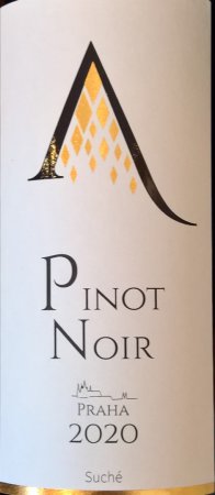 Fľaša vína Rulandské modré (Pinot Noir) 2020, české zemské víno (suché)
