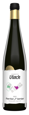 Fľaša vína Pinot Noir „F“ barrique 2021, české zemské víno (suché)