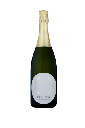 Fľaša vína Cuvée Riesling brut, akostné šumivé víno (brut)