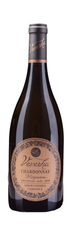 Fľaša vína Chardonnay 2020, výber z hrozna (suché)