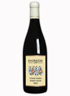 Fľaša vína Stará hora Pinot noir 2022, zemské víno (suché)