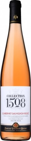 Fľaša vína Cabernet Sauvignon rosé, Collection 1508 2023, pozdný sber
