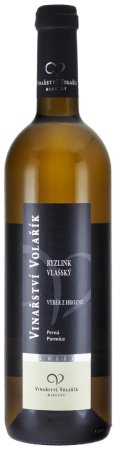 Fľaša vína Ryzlink vlašský 2023, výber z hrozna (suché)