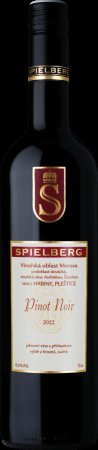 Fľaša vína Pinot noir 2022, výber z hrozna (suché)