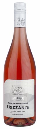 Fľaša vína Cabernet Moravia rosé frizzante 2023, moravské zemské víno - perlivé (polosladké)