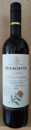 Fľaša vína Ryzlink vlašský (Flower line) 2023, pozdný sber (suché)