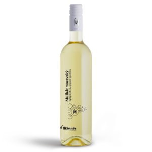Fľaša vína Frizzante - Muškát moravský 2023, zemské víno - perlivé (polosladké)