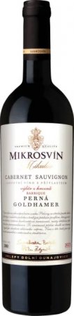 Fľaša vína Cabernet Sauvignon 2021, výber z hrozna (suché)