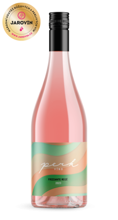Fľaša vína Frizzante rosé 2023, zemské víno (polosladké)