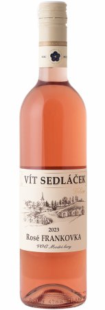 Fľaša vína Rosé Frankovka 2023, voc (suché)