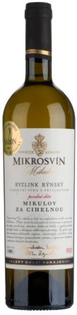 Fľaša vína Ryzlink rýnský (Za cihelnou) 2022, pozdný sber (suché)