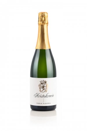 Fľaša vína Aristokracie SEKT Brut Naturelle PN & RR 2022, akostné šumivé víno (brut nature)