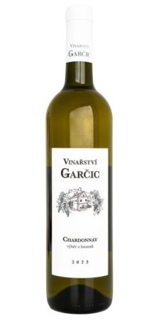 Fľaša vína Chardonnay 2023, výber z hrozna (suché)
