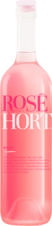 Fľaša vína Merlot rosé 2023, pozdný sber (suché)