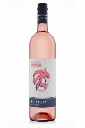 Fľaša vína FRIZZANTÉ Cabernet Moravia ROSÉ 2023, zemské víno - perlivé (polosuché)
