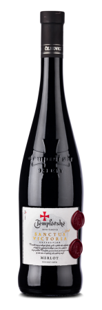 Fľaša vína Merlot 2022, pozdný sber (suché)