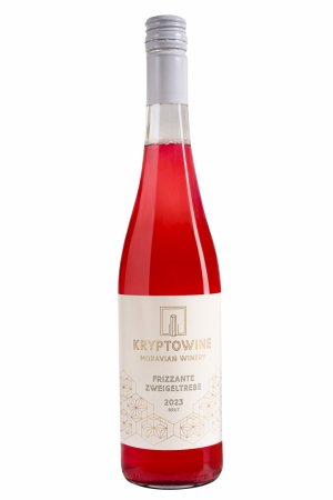 Fľaša vína Zweigeltrebe Frizzante 2023, moravské zemské víno - perlivé (brut)