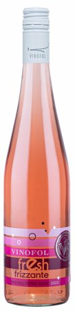 Fľaša vína Zweigeltrebe rosé 2022, zemské víno - perlivé (polosuché)
