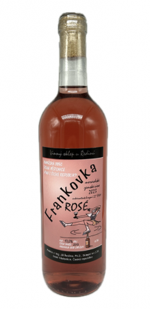 Fľaša vína Frankovka 2023, zemské víno (polosladké)