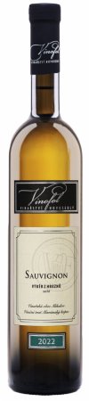 Fľaša vína Sauvignon 2023, výber z hrozna (suché)