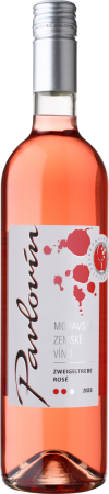 Fľaša vína Zweigeltrebe rosé 2023, zemské víno (polosladké)