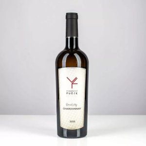 Fľaša vína Chardonnay 2022, pozdný sber (suché)