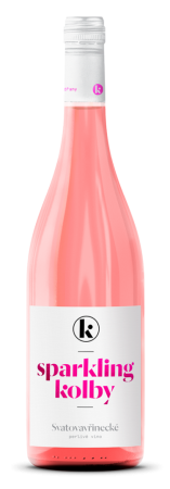 Fľaša vína Svatovavřinecké (Sparkling rosé) 2022, zemské víno - perlivé (polosladké)