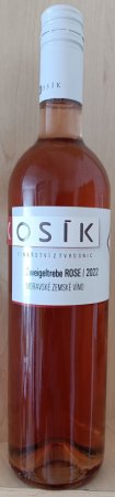 Fľaša vína Zweigeltrebe 2022, zemské víno (suché)