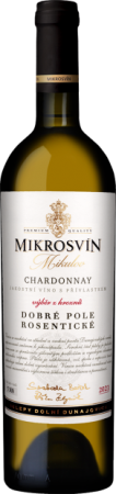 Fľaša vína Chardonnay (Rosentické) 2021, výber z hrozna (suché)