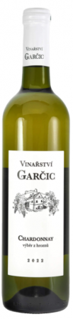 Fľaša vína Chardonnay 2022, výber z hrozna (suché)