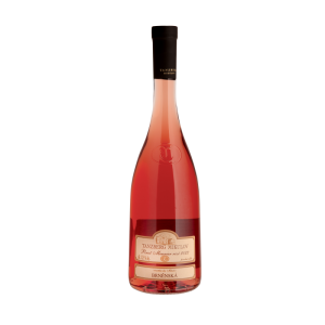Fľaša vína Pinot Meunier rosé 2022, pozdný sber (suché)