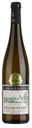 Fľaša vína Ryzlink rýnský (Sommelier Collection) 2021, pozdný sber (polosuché)