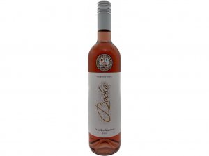 Fľaša vína Frankovka Rosé 2022, pozdný sber (polosuché)