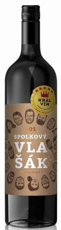 Fľaša vína Spolkový Vlašák 2022, zemské víno (suché)