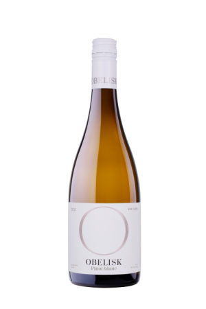 Fľaša vína Pinot blanc 2021, pozdný sber (suché)