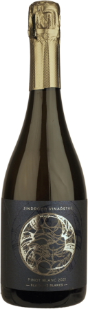 Fľaša vína Sekt Pinot blanc - Blanc de Blancs 2021, šumivé víno stanovenej oblasti (sekt. s.o.) (extra brut)