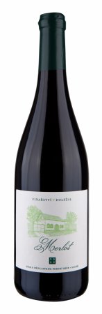 Fľaša vína Merlot 2020, pozdný sber (suché)