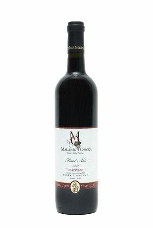Fľaša vína Pinot noir 2021, výber z hrozna (suché)