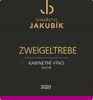 Fľaša vína Zweigeltrebe 2020, kabinetné víno (suché)