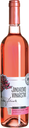Fľaša vína Zweigeltrebe rosé 2020, kabinetné víno (polosladké)